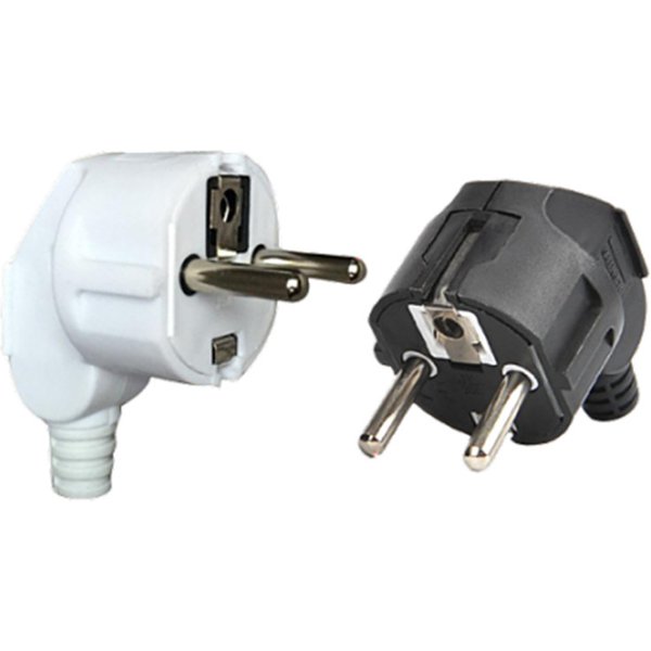 Prise ue mâle de remplacement, 4.8mm, prises ca rechargeables, adaptateur 250V 16a, connecteur de prise Schuko Electeic pour câble d'extension d'alimentation