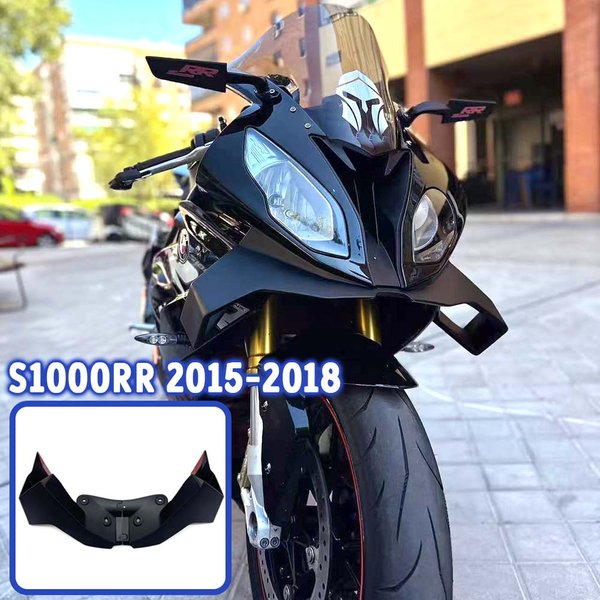Motorradzubehör Frontspoilerlippe Flügelverkleidung Downforce Front Aerodynamik Für BMW S1000RR S1000 RR 2015 2016 2017 2018