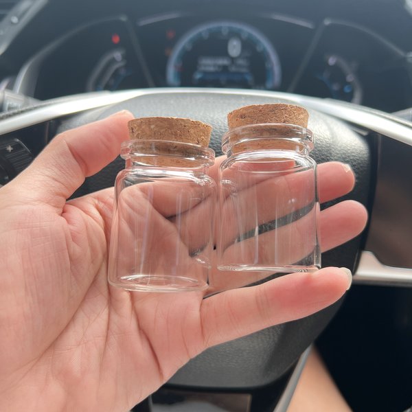 Bocaux en verre transparent, mini verre à Press, liège HI, petit liège, tube de décoration, bricolage, 30ml, 37x50mm, 12 pièces, 18 pièces, 24 pièces, 36/48 pièces