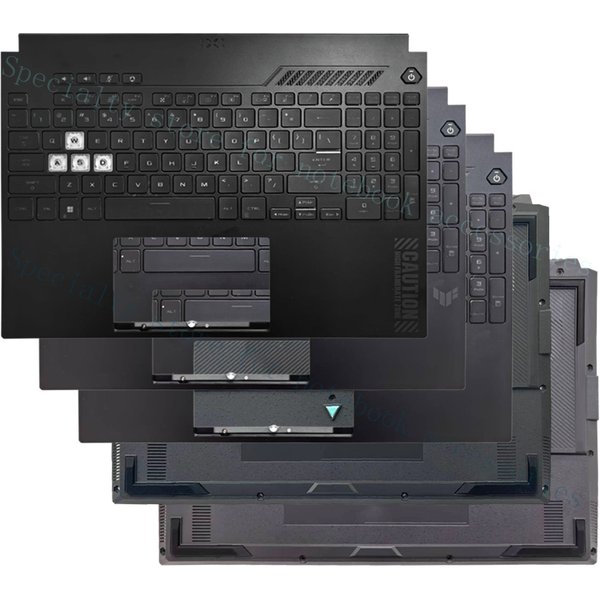 A+ For ASUS TUF Gaming A15 F15 FX507 FA507(2023) Palmrest With Keyboard/Bottom Case