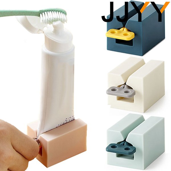 JJYY Home Kunststoff-Zahnpasta-Tubenpresse, einfacher Spender, Rollhalter, Badezimmer-Versorgung, Zahnreinigungszubehör