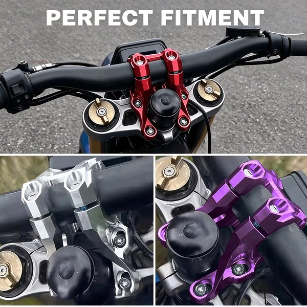 Elektrisches Dirt Bike 31,8 mm CNC Direktmontage-Vorbau Motocross-Gabel Lenker-Teile für SurRon Light Bee X S L1E Talaria Sting MX3 X4