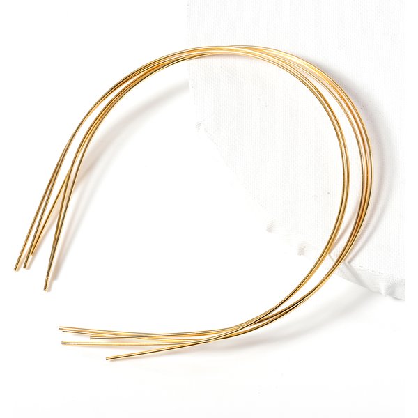 10pcs Metal Headband Base Steel Wire Beading Hair Hoop Bezel