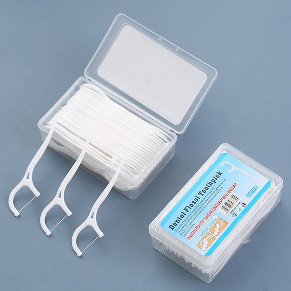 50/100 pièces de bâtonnets de nettoyage interdentaire ultra-fins à haute résistance, fil dentaire, cure-dents