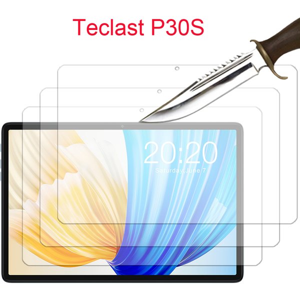 3PCS for Teclast P30S Tempered Glass screen protector 3 packs protective tablet film HD Antiscratch