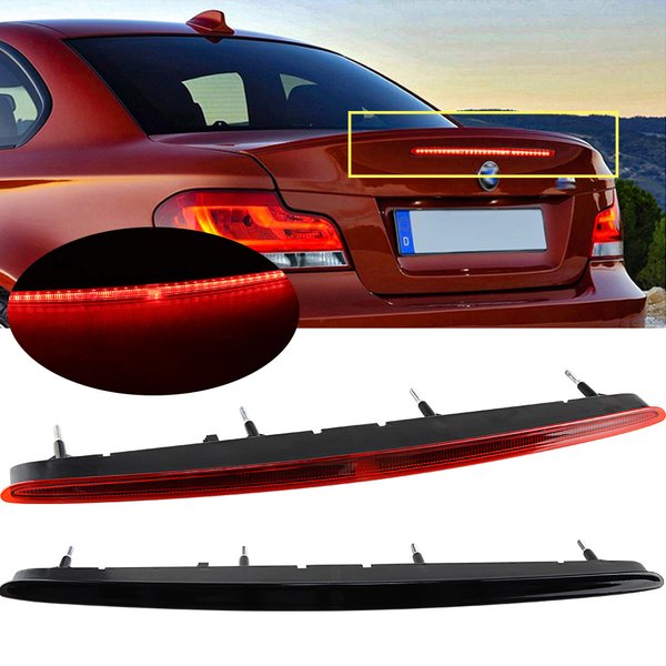 Pour BMW série 1 128i 135i M E82 E88 2007-2013 lentille rouge fumée LED coffre arrière troisième feu Stop accessoires de voiture 63257164978