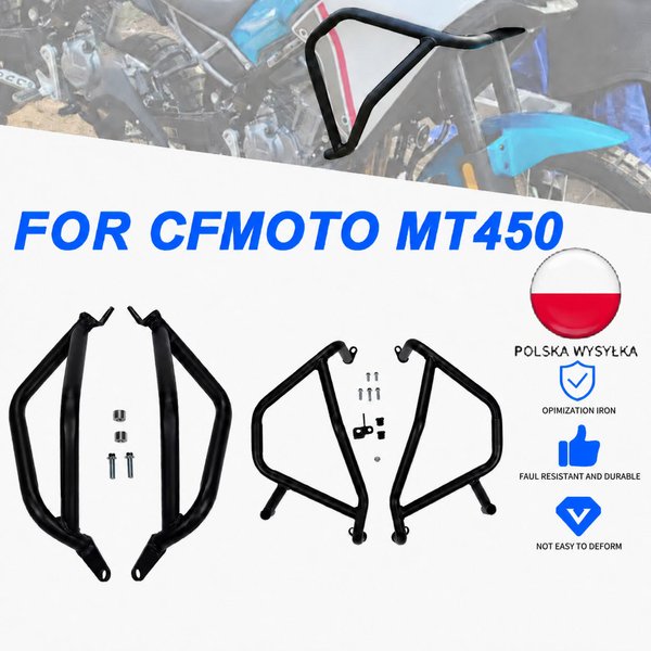 Pare-carters de protection de moteur pour motos CFMOTO CF-MOTO 450MT Lbex 450 2026 450MT 2024 2025, barre de protection routière, accessoires pour moto électrique tout-terrain, protection de cadre,