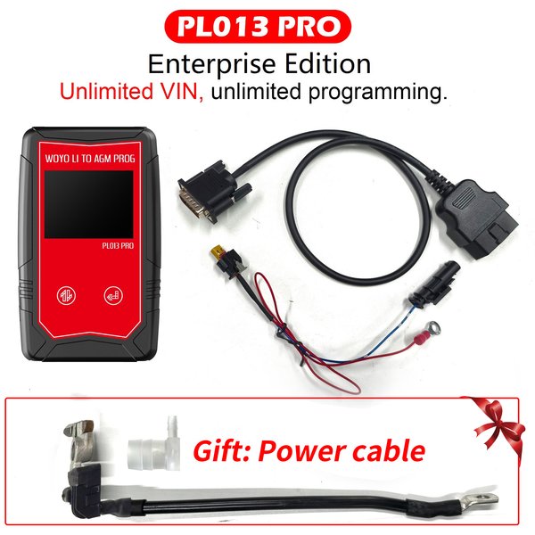 WOYO PL013 PRO Für Porsche Cayenne 2018-2023 ersetzen Lithium zu Agm Batterie ändern Programmierer, profession elle Auto besitzer/Werkstatt Flash-Tool