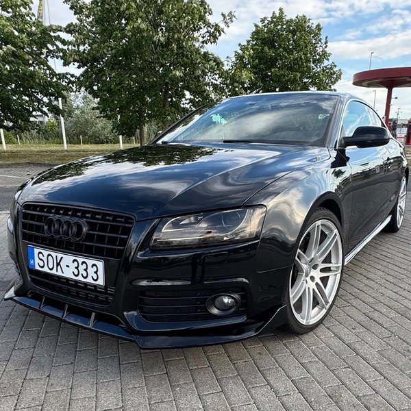 Pasuje do Audi A5 S5 B8 S-Line 2008 2009 2010 2011 Przedni Splitter Zderzaka Dyfuzor Listwy Body Kit Spoiler Ochraniacz