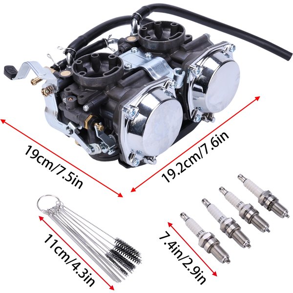 Vergaser aus Aluminiumlegierung, kompatibel mit XV400 V400 XV535 V535 V600 V650, ersetzt M576-A114-TI