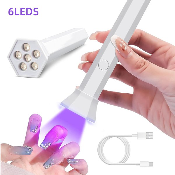 Lampe sèche-ongles Portable UV LED, pour le durcissement de tous les vernis Gel, Rechargeable par USB, Machine de manucure à séchage rapide, outils d'art des ongles