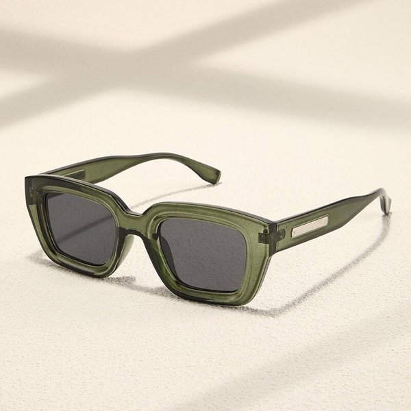 2023 nouveau rétro carré Europe et amérique transfrontalière hommes et femmes mode Ins porter des lunettes de soleil