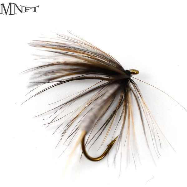 MNFT 10 Stück 10 # Mücken-Trockenfliegen, Forellenfliegenfischen, künstlicher Köder
