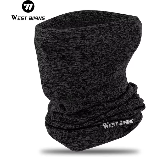 WEST BIKING Winter Fleece Cycling Scarf Outdoor Windproof Running Bike Face Cover Men Women Bicycle Bandana Sports Headwear