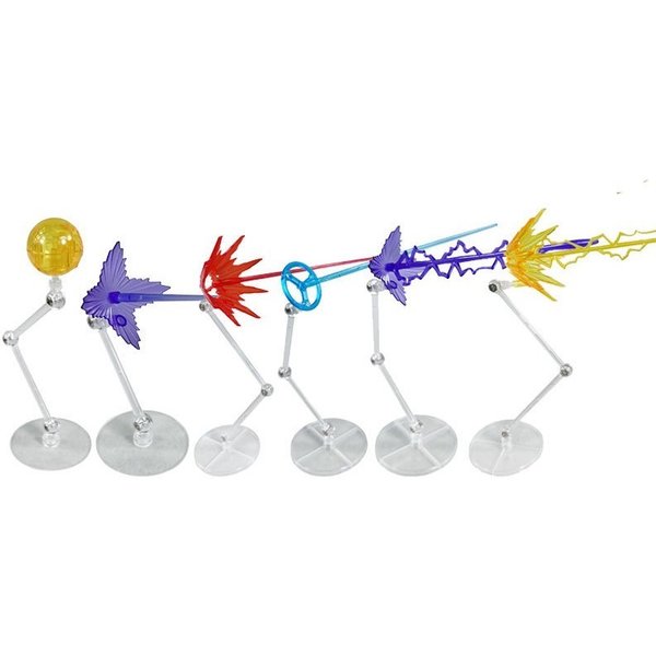Anime Action Figure Effekte Diy Shock Welle Genki Bomben Spezielle Kampf Szene Basis Spiel Display-ständer Montage Modell Kinder Spielzeug