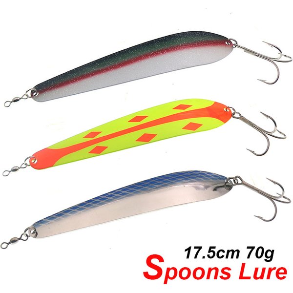 Leurre rigide coulant en métal avec Wobbler, appât artificiel idéal pour la pêche à la traîne ou au lancer longue distance, 70g
