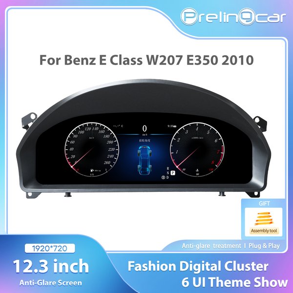 12,3 LCD Digital Dashboard Cluster Für Benz E Klasse W207 E350 2010 Jahre NTG 4,5 5,0 Auto Instrument Panel Cockpit Speedme