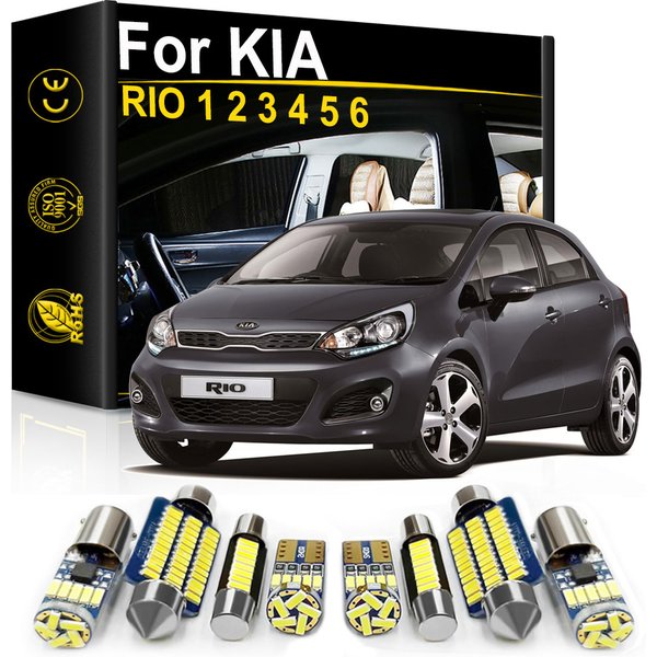 Lumières LED pour intérieur de voiture, accessoires Canbus, pour KIA RIO 1 2 3 4 5 6 1999-2011 2012 2013 2014 2015 2016 2017 2018 2019 2020 2021