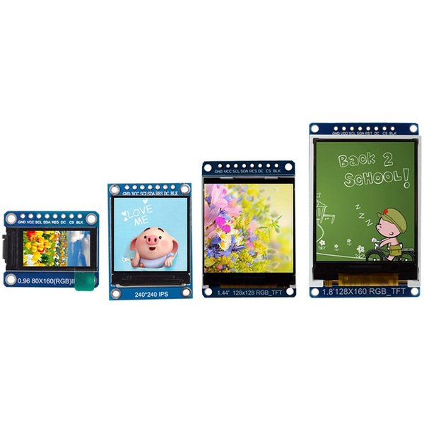 Tft display 0,96 1,3 1,44 1,8 zoll ips 7p spi hd 65k voll farbiges lcd modul st7735/st7789 laufwerk ic 80*160 240*240 (nicht oled)