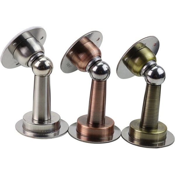 Türstopper aus Edelstahl 304, magnetischer Türstopper, Türschnäpper, nagelfreie Schrauben für stärkere Montage, Möbelbeschläge