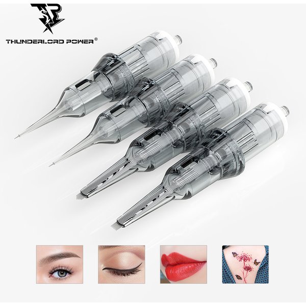 20pcs Hot Thunderlord Power Tattoo Needle Permanent Makeup Tattoo Cartridge 1R 7F 11U for Universal Tattoo Machine Pen Newest