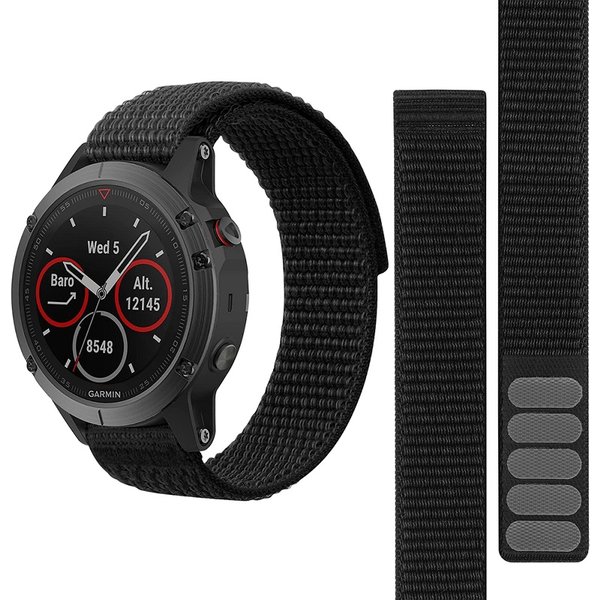 26 22mm Hook Loop Nylon Strap For Garmin Enduro 2 Smart Watch Band Fenix 7 EPIX 7X Fenix 6X 6Pro 5X 5/MK2i/955 945 Wristbands
