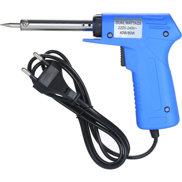 Double Power Electric Soldering Iron Gun type Electric Soldering Iron Power Adjustable Soldering Iron Gun 40W/80W Adjustable