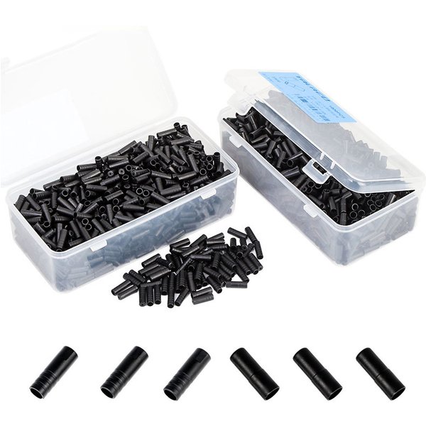 1000Pcs/Box Road Mtb Bicycle 4mm 5mm Bike Derailleur Shift Brake Cable End Cap Dust Cover Shifter Housing Ferrules Crimps