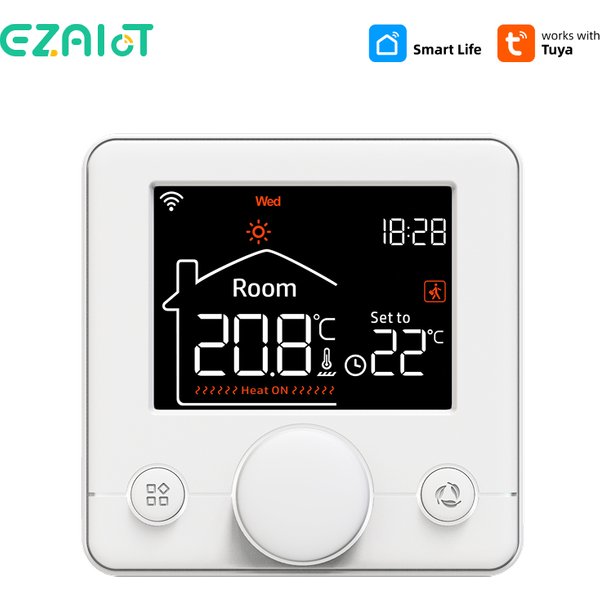 EZAIOT tuya smart home thermostat wasser elektrische bodenheizung gas kessel WiFi temperatur fernbedienung mit google alexa