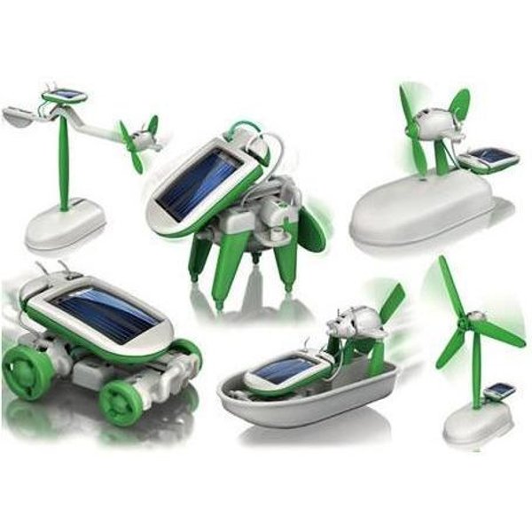 Kit robotique solaire 6 en 1 pour enfants, bricolage, voiture électrique, cadeau pour garçons, jouets pour enfants, nouveau, 62