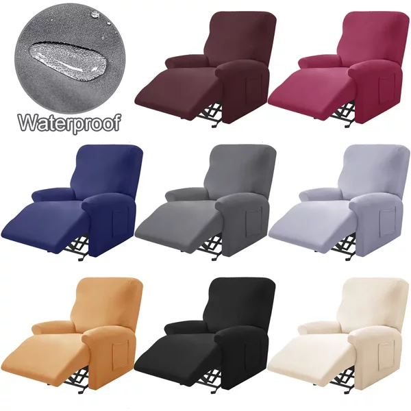 Wasserdichter Liegesofabezug, rutschfester Sofabezug für Wohnzimmer, Einzelsofa, Stuhl, Couchbezug, Sesselbezüge für Zuhause