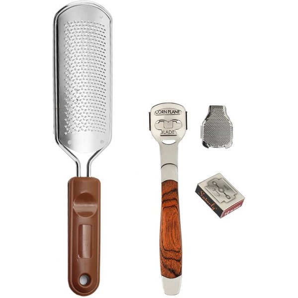 Pedicure Foot File Callus Remover Stainless Steel Foot Skin Shaver Corn Cuticle Cutter Rasp Care Tool