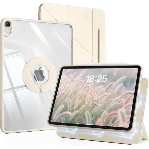 RBP für iPad A16 11/10. Generation Air 11 4/5/6/7/8 Pro 11 12.9 13 Abnehmbare Y-förmige Faltbare Hülle, iPad 10.2 Mini 67 360° Drehbar ° Cove
