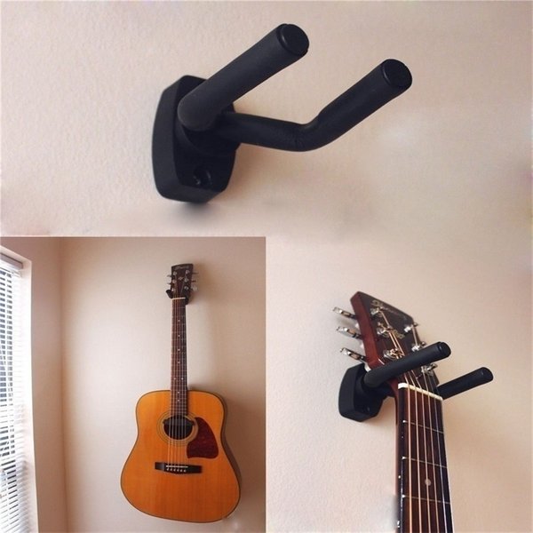 Support de guitare mural, 1 pièce, pièces et accessoires, affichage d'instruments à domicile, crochet de guitare, cintres muraux, plectres de guitare