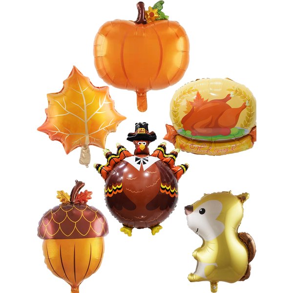 Ballons en Forme de Cône pour ixde Thanksgiving, Décorations en Forme de Citrouille, Dinde, SLaura, Rel, Cuir oral elu Érable, 1 Pièce