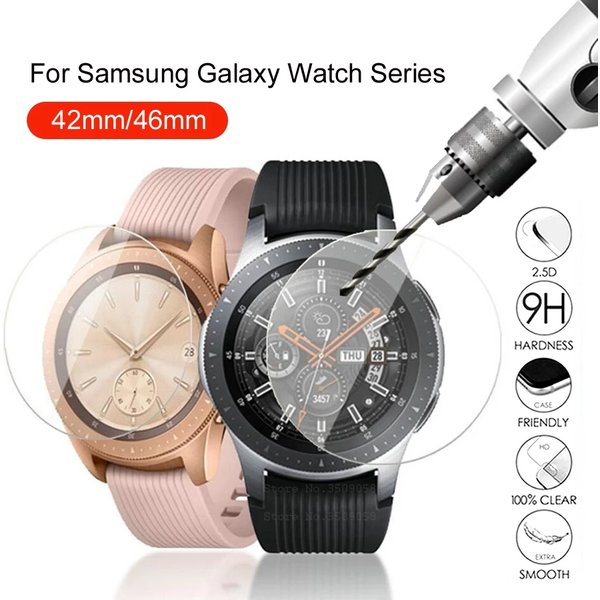 Superior 9H HardnessTempered Glass Screen Protector for Samsung Galaxy Watch 42/46mm Version High Sensitivity Screen Proctective
