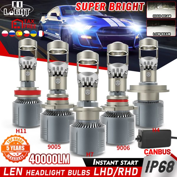 CO LIGHT H7 H11 H4 phare LED Mini lentille projecteur LHD/RHD 9005/9006 Auto faisceau haut/bas STG Canbus ampoule pour voiture/moteur 12V 24V