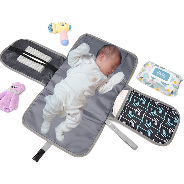 Baby Changing Pad Portable Changing Pad for Baby Diaper Bag or Changing Table Pad. One-Hand Diaper Change Pad. Baby Shower Gifts