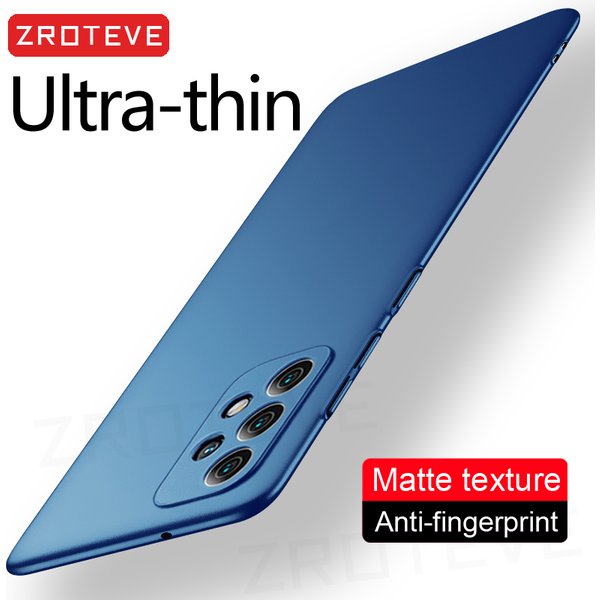 Coque A52 Zroteve ultra-fine, en polycarbonate rigide avec finition mate, pour Samsung Galaxy A52 S, A52s, A72, A53, A73, A34, A54, coques de téléphone antichoc.