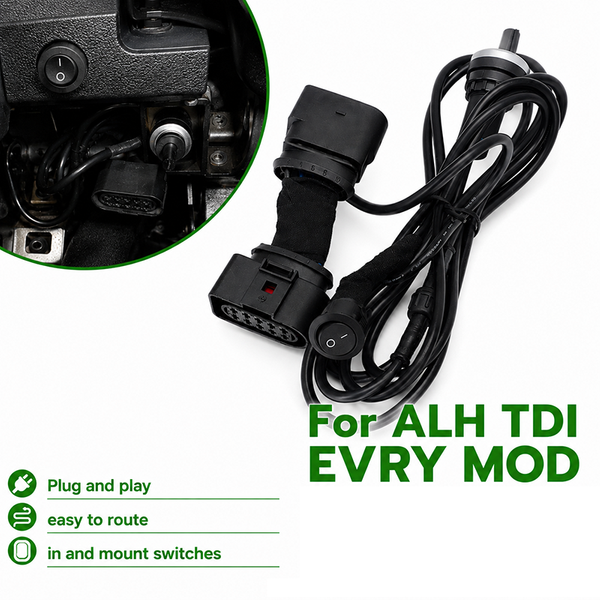 For VW Volkswagen ALH 1.9l TDI MK4 Golf Bora Passat Octavia Diesel Plug & Play EVRY MOD Kit Easy Pre-Routed Wiring