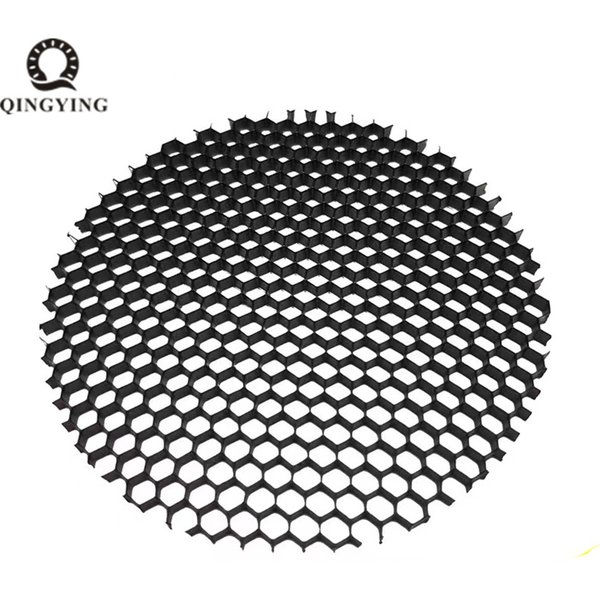 Lot de 10 caches de protection en maille nid d'abeille ronds noirs pour spots LED, diffuseurs de lumière douce anti-éblouissement en aluminium