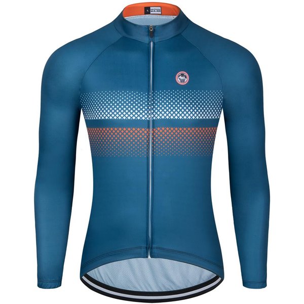 Koszulka kolarska Team Wiosna / Jesień Koszulka kolarska z długim rękawem Mężczyźni MTB Koszulka rowerowa Team Bike Wear Letnia odzież outdoorowa Szybkoschnąca Odzież sportowa