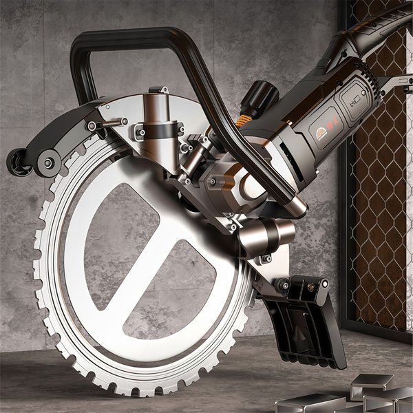 Der neue 5200W Elektro-Betonschneider mit Getriebe, 290 mm Schnitttiefe, Wandschneidemaschine, Ringsäge