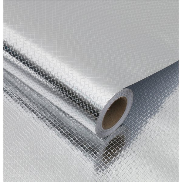 Autocollants auto-adhésifs résistants à l'huile pour cuisine, papier peint Anti-salissure en aluminium à haute température pour poêle, Film d'armoire, papier de Contact