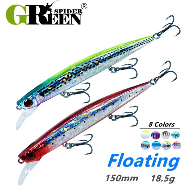 New Jerkbait Wobblers 15cm 18.5g Depth 1.5m Hard Bait Minnow Tackle Bait Fishing Lures Weight Transfer System For Long Casting