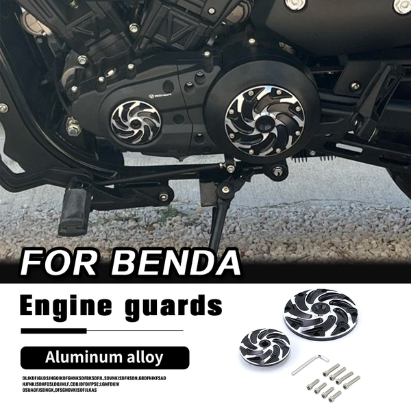Osłona napędu paskowego motocykla CNC, elektromagnetyczny cylinder, osłona silnika do Keeway V Cruise 125, BENDA ROCK250 300, Napoleon Bob 250