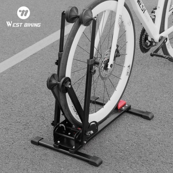 WEST BIKING Lokaler Versand 3-in-1 Fahrradständer Verstellbarer Klappbarer MTB Rennrad-Ständer aus Kohlenstoffstahl Fahrradhalterung Fahrradzubehör