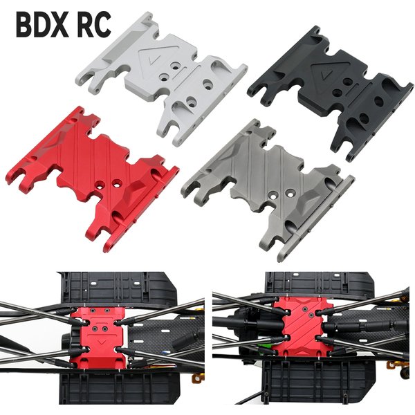 Support de Transmission pour châssis métallique BDXRC, support de Transmission pour chenille axiale 1/10 RC SCX10 II 90046 90047 90075