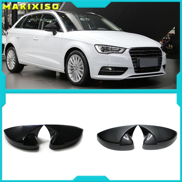 For audi Rear View Side Car Mirror Cover for Audi A3 S3 8V RS3 2013 2014 2015 2016 2018 2017 2019 car RearView Mirror Case Cover