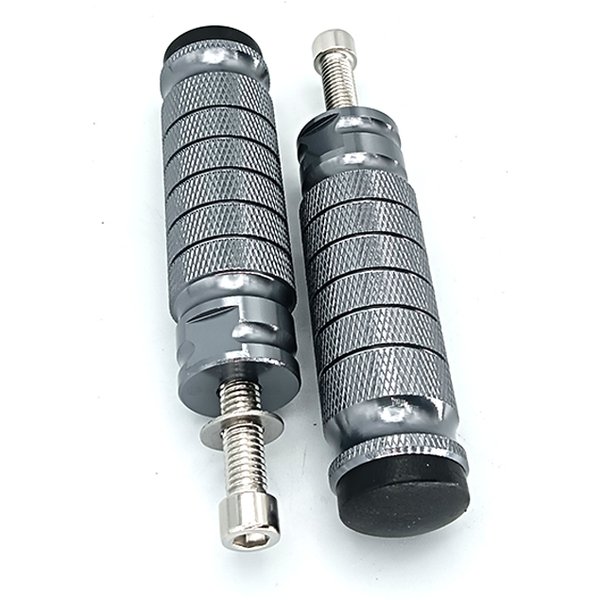 1 paire CNC repose-pieds arrière de moto pédales M8 6063 aluminium Refit repose-pieds universels durables repose-pieds 102X26X26mm